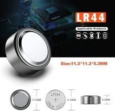 Nimida LR44 / AG13 / G13A / 357A 1.5V Alkaline Button Coin Cell Battery | Batteries for Electronic Toys, Digital Watch, Candle Diya, Thermometer | 0% Hg