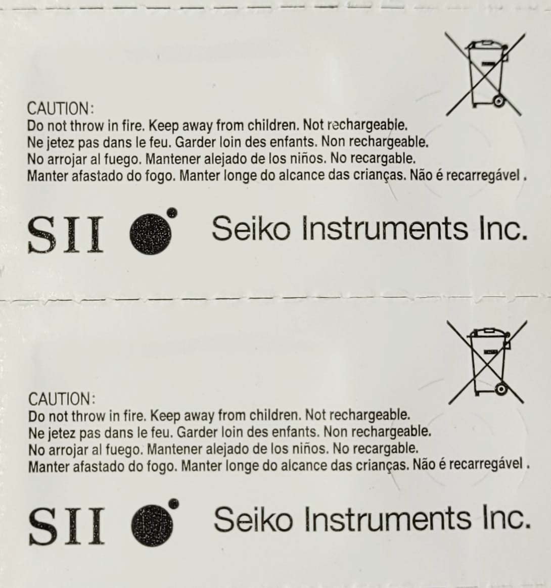 Seizaiken SR621SW / 364 Silver Oxide Coin Battery 1.55 V | Suitable for use in Watches