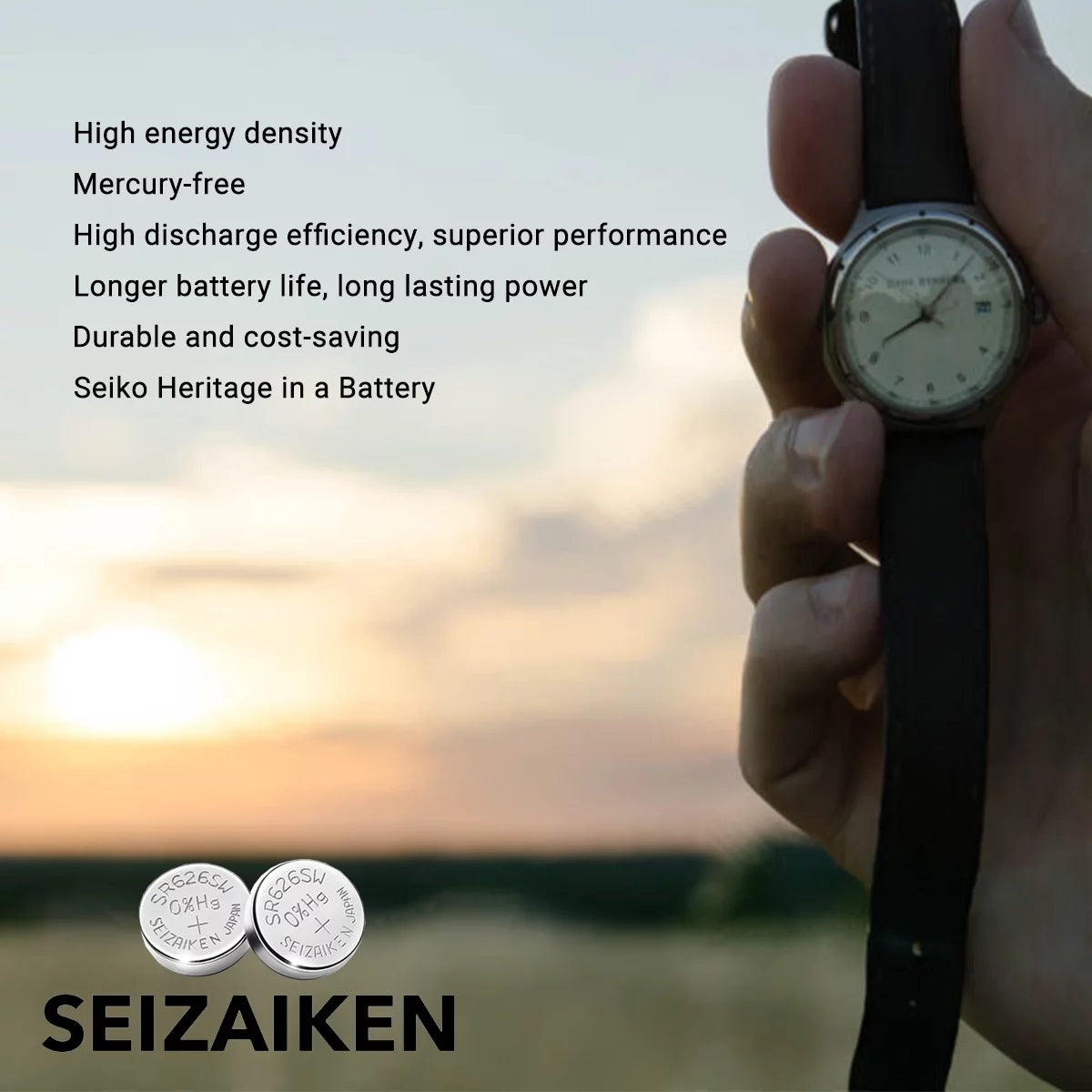 Seizaiken SR621SW / 364 Silver Oxide Coin Battery 1.55 V | Suitable for use in Watches