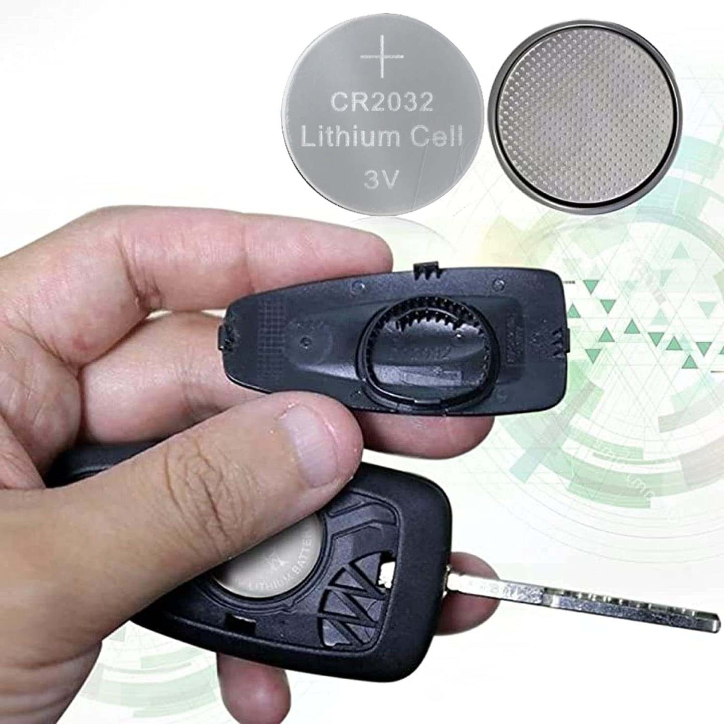 Nimida CR2032 Lithium Coin Battery 3V, Pack of 5 Suitable for use in Calculators, keyfobs, Scales, wearables etc.