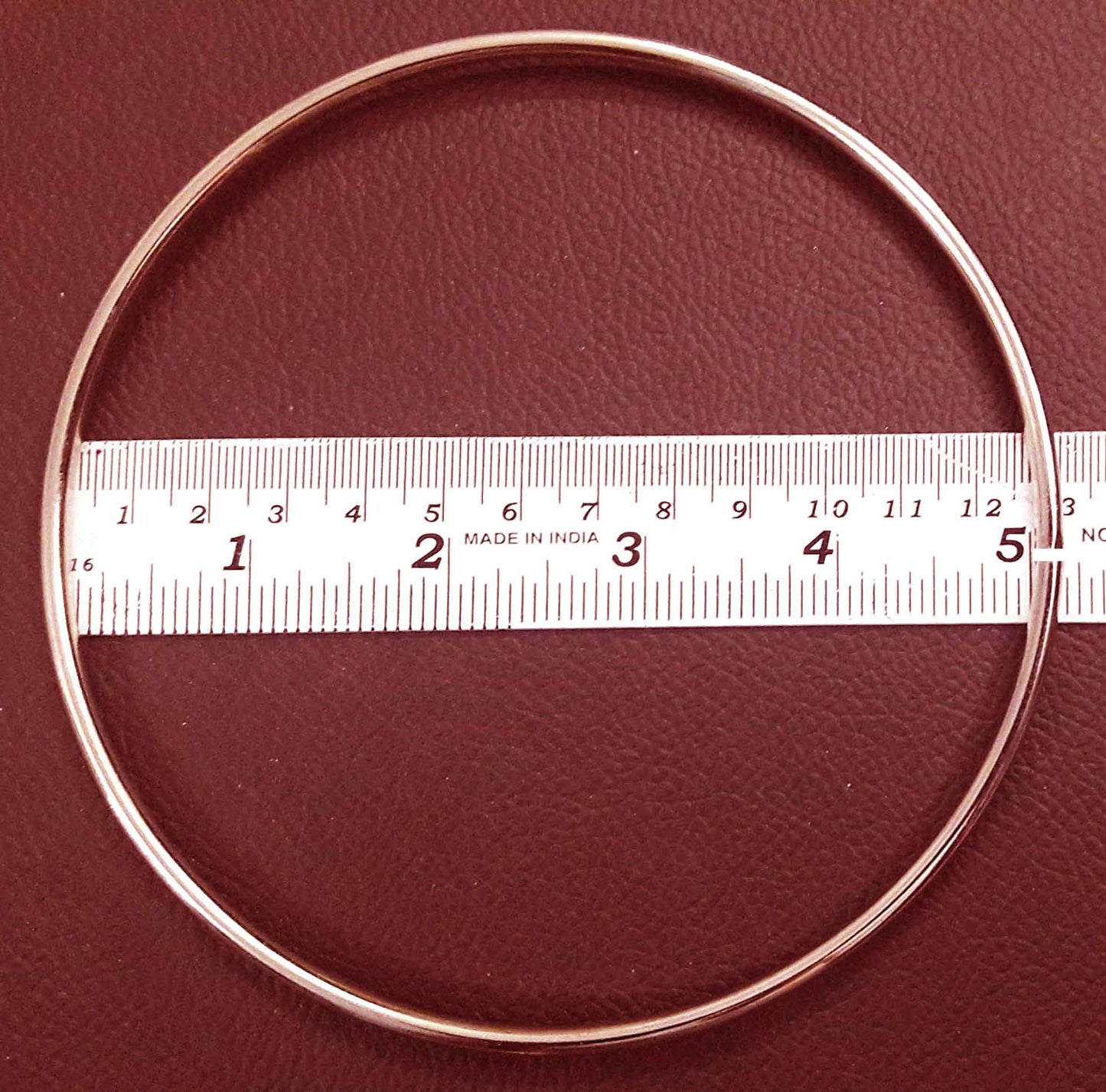 Nimida Large Steel Ring Unwelded Hoop Golden Colour for Bag Handle, Parrots/Birds Cage, Craft and DIY Projects | Diameter 5 inches