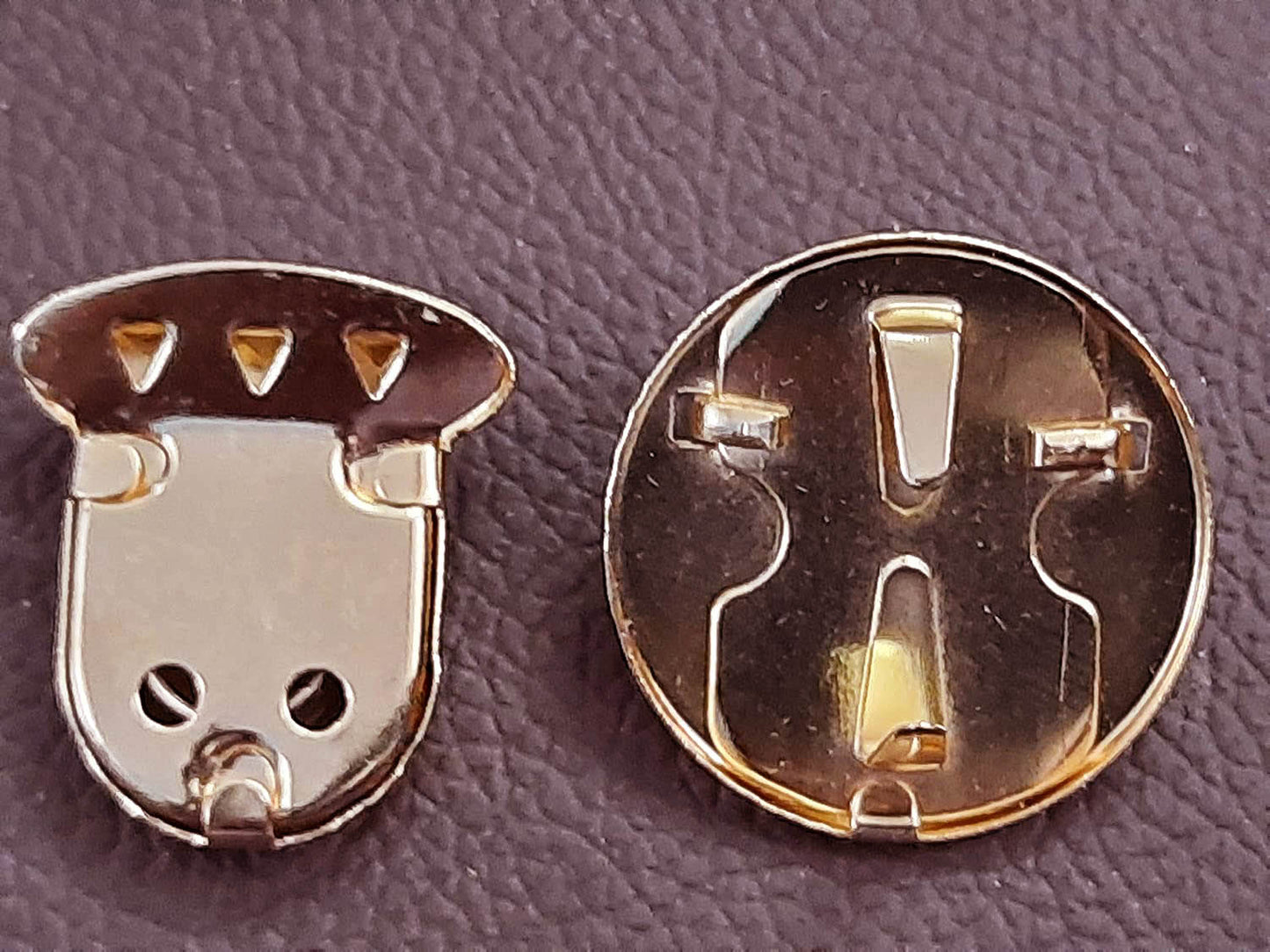 Nimida Purse Push Lock | Tuck Lock/Thumb Lock/Clasp/Closure for DIY Purses/Bags/Travel Bags/Handbags | Gold