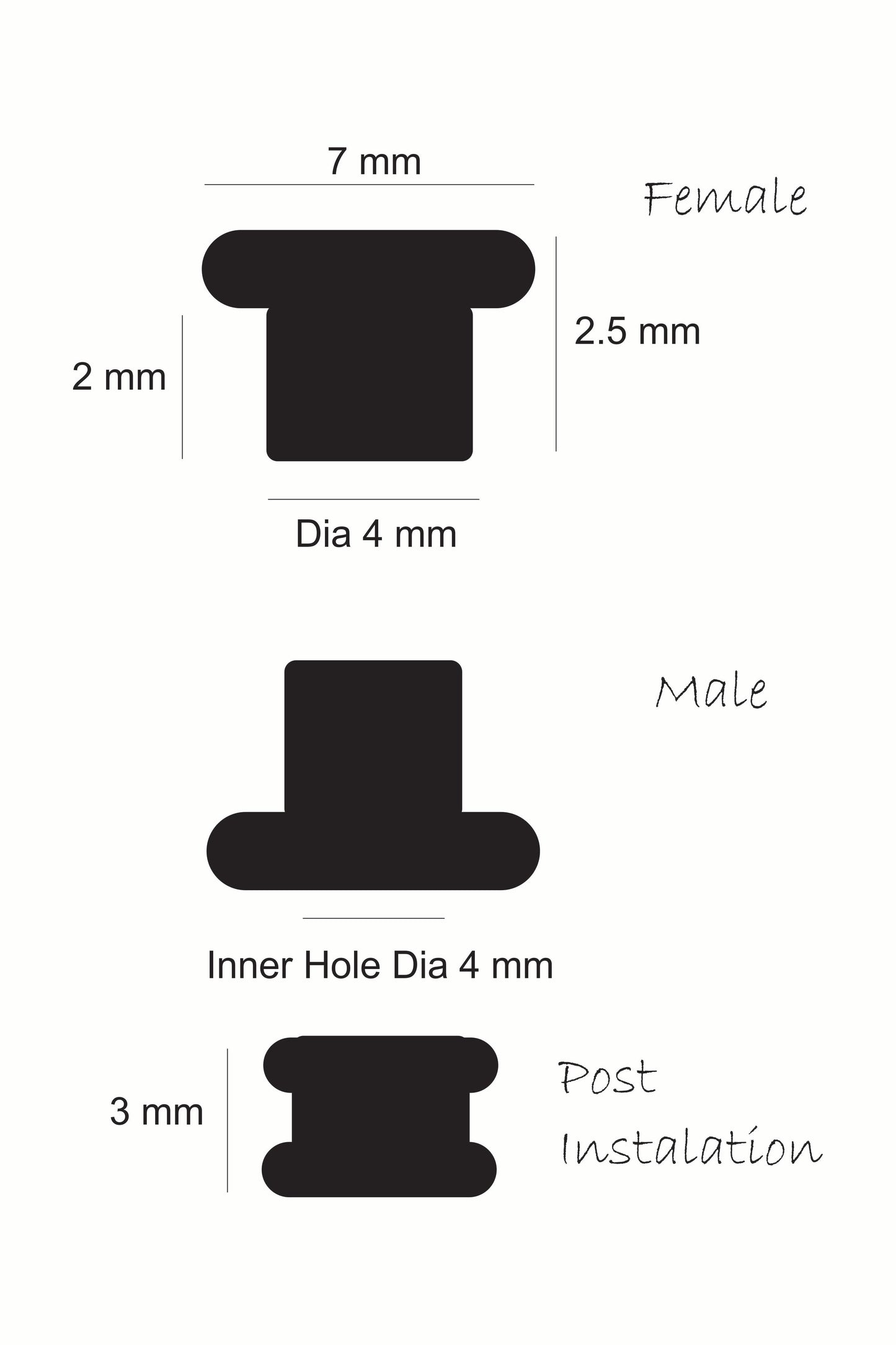 Nimida® Tool set for Grommet / Eyelet | One Set