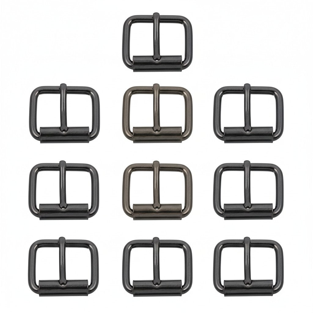 Nimida® Roller Pin Belt Buckles, 4/5 Inch, Non Welded, for Bags, Collars, Shoes, Belt Straps