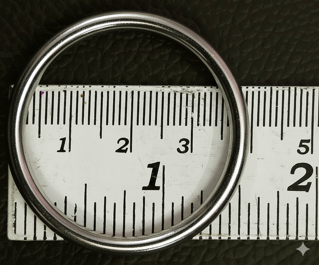 Nimida Metal Ring Silver Colour for Bag Handle, Parrots/Birds Cage, Craft and DIY Projects Unwelded Dia 1.5 inches