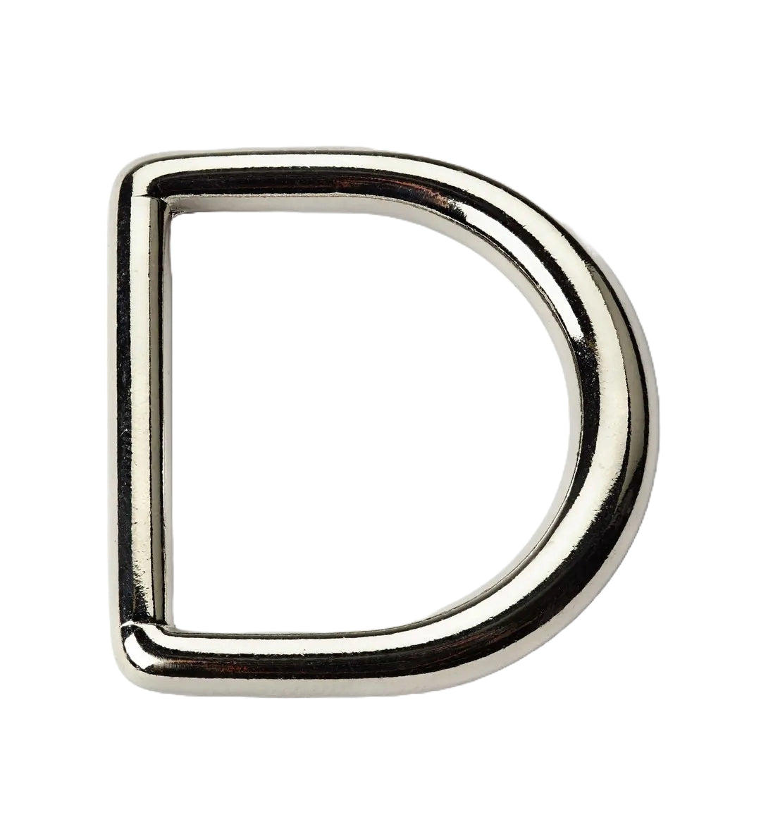 Nimida D Rings 1” useful for 0.75" inch strap | Silver Colour Buckles for Straps Ties Belts Bags, Handmade Un-Welded Connect Buckle for Leather Bags Garment Clothes Luggage, Purse
