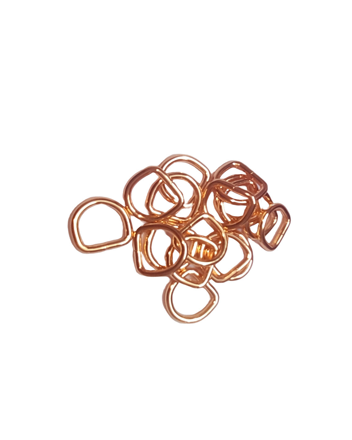 Nimida® D Rings 5/8” useful for 0.60" inch strap | Golden | Buckles for Straps Ties Belts Bags, Handmade Un-Welded Connect Buckle for Leather Bags Garment Clothes Luggage, Purse (Copy)