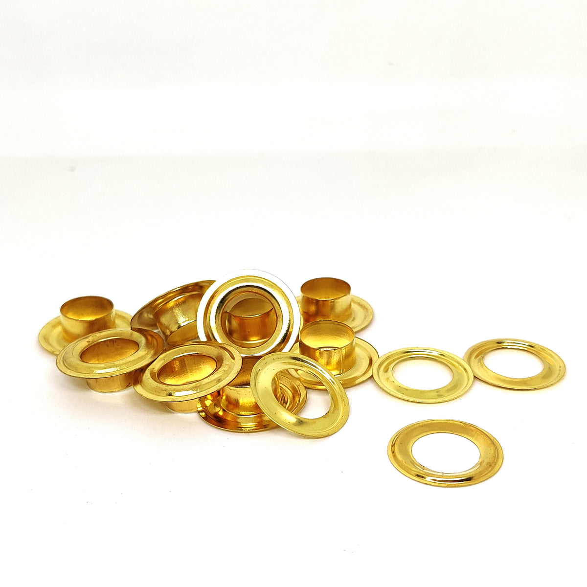 Nimida® Brass Grommet/Eyelet with washers Large Size  22.5 mm (14/16 inch) for Leather Craft, Scrapbooking DIY Crafts of Bags Purses Size #13 Inner Dia 11.50 mm