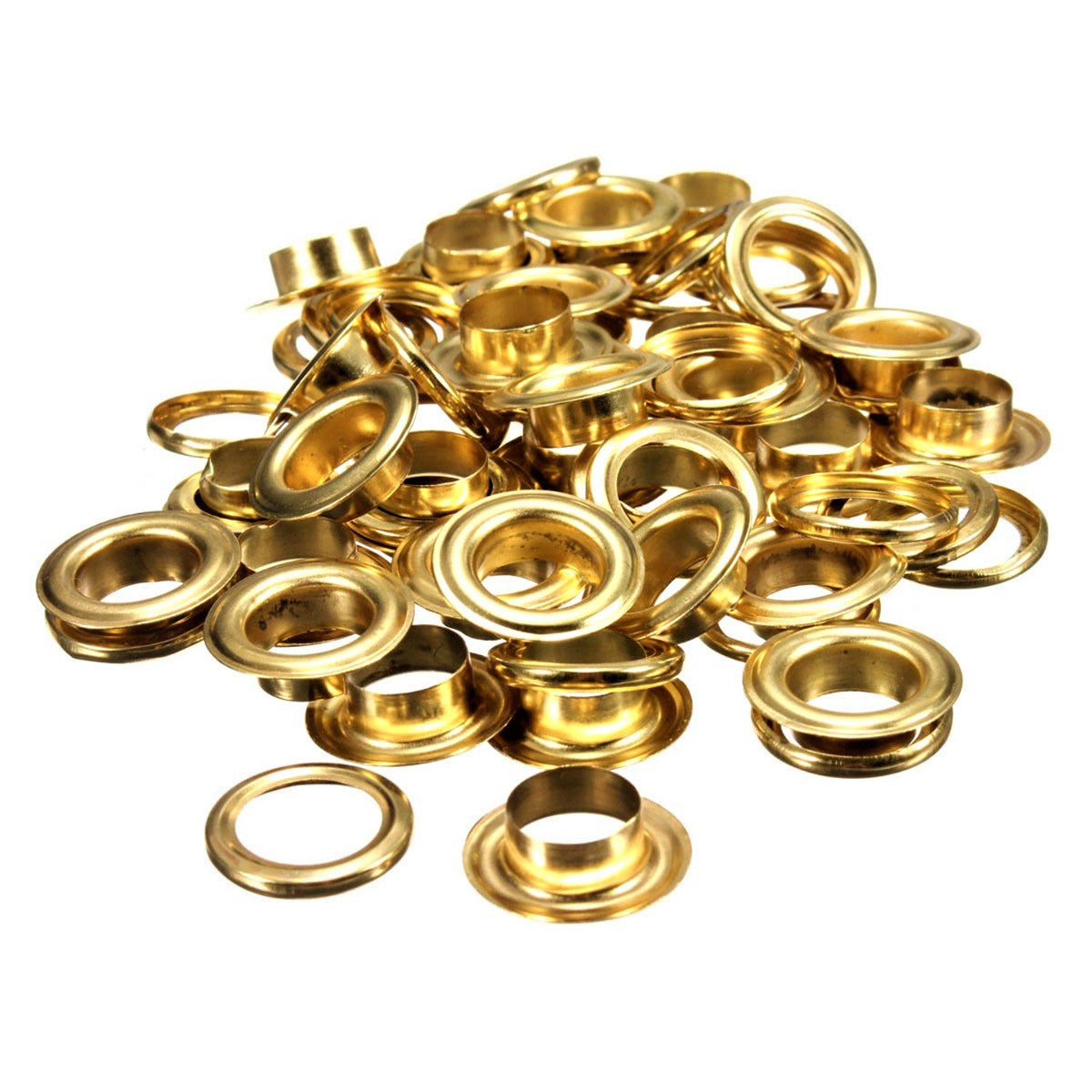 Nimida® Brass Grommet/Eyelet with washers Large Size  22.5 mm (14/16 inch) for Leather Craft, Scrapbooking DIY Crafts of Bags Purses Size #13 Inner Dia 11.50 mm