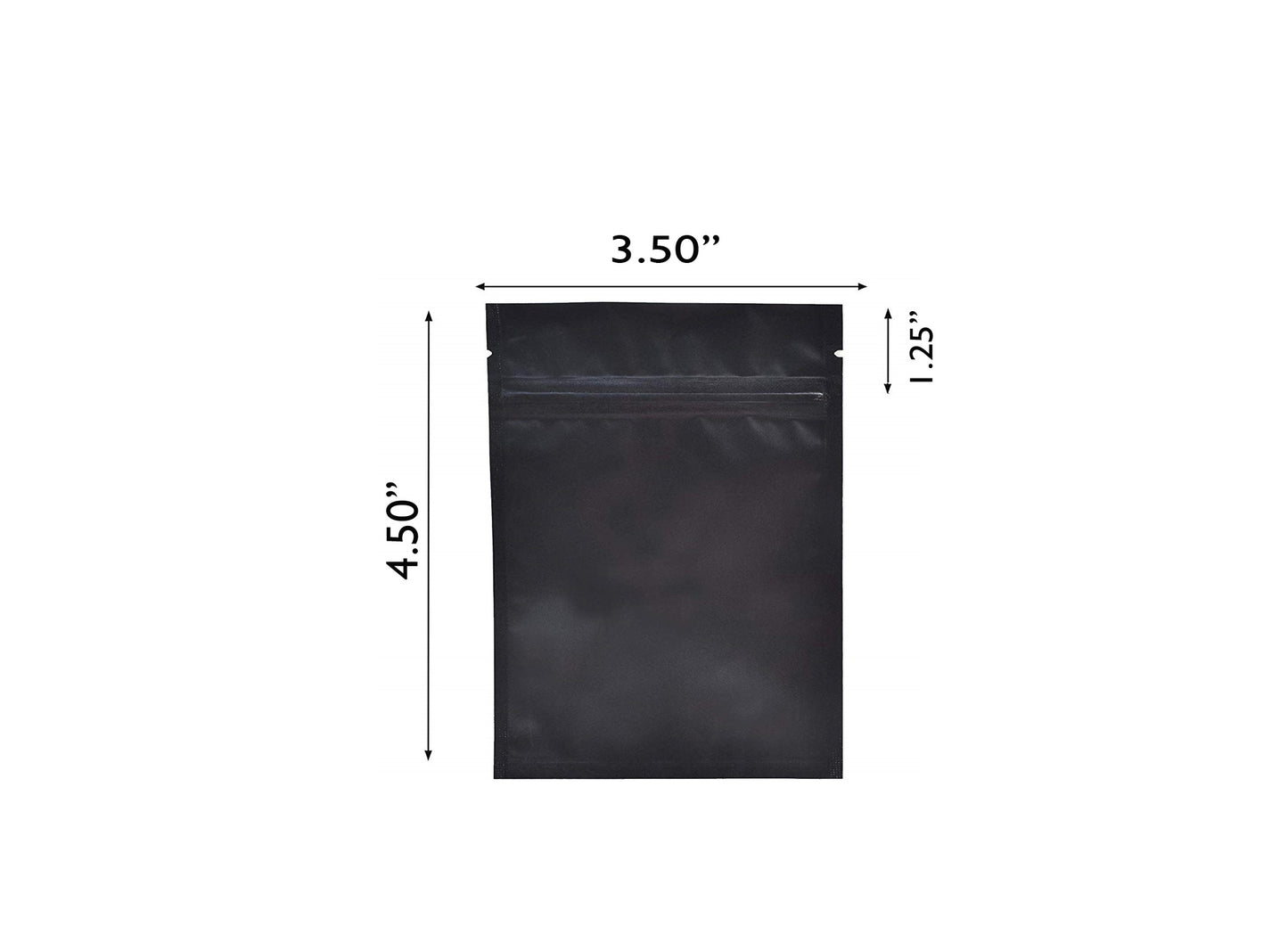 Nimida® Zipper Pouch, Food Grade Size 3.5” x 4.5” | Approx Cap 25 Grams |