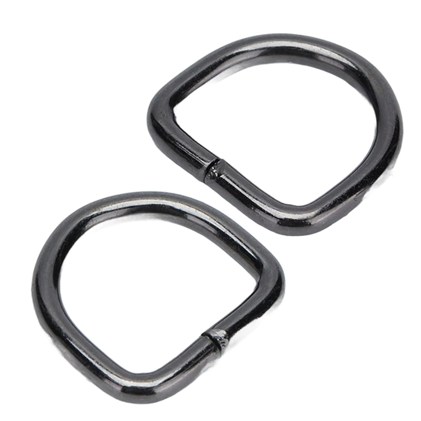 Nimida D Rings 1” useful for 0.75" inch strap | Gun Metal Buckles for Straps Ties Belts Bags, Handmade Un-Welded Connect Buckle for Leather Bags Garment Clothes Luggage, Purse