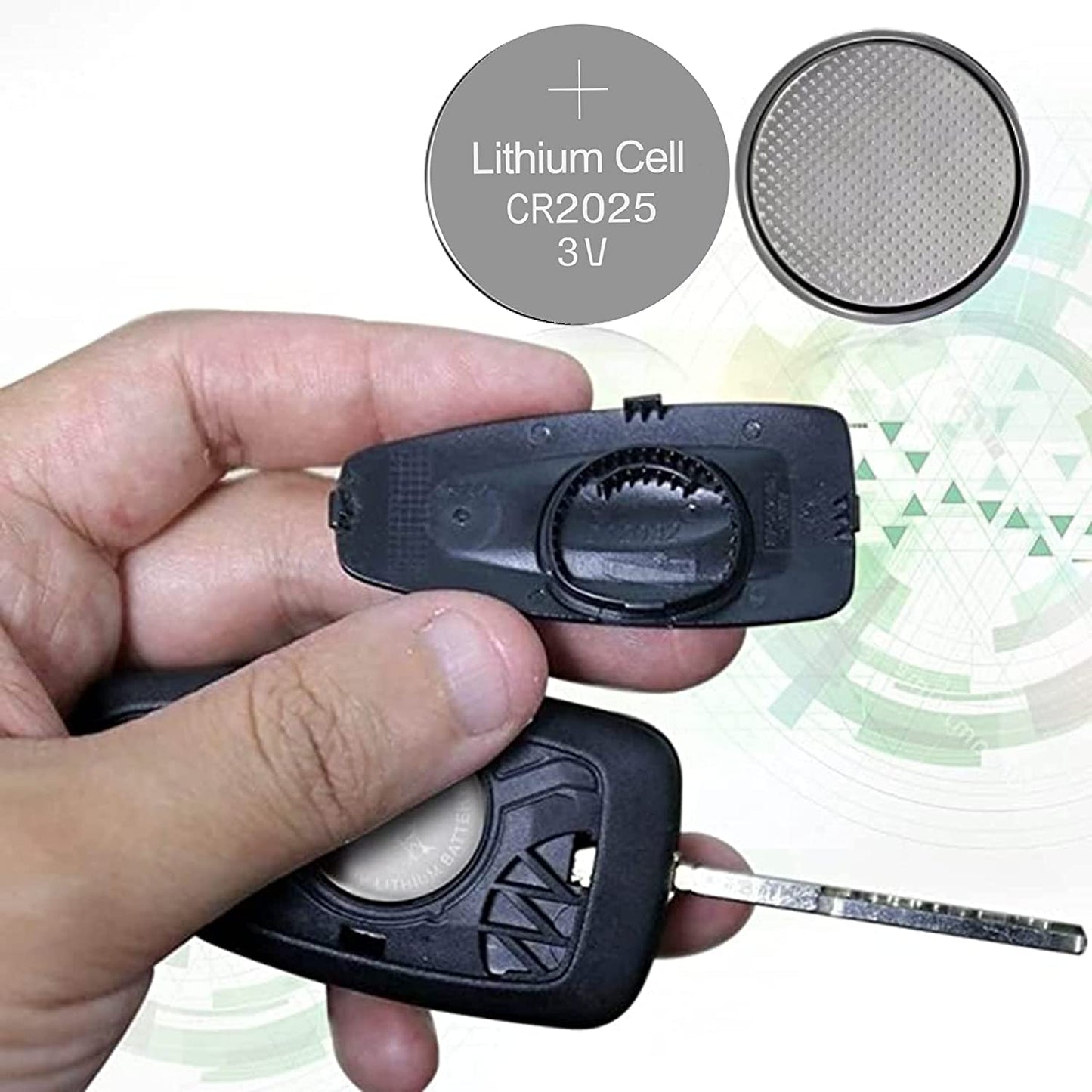 Nimida CR2025 Micro Lithium Coin Battery 3V, Suitable for use in Calculators, keyfobs, Scales, wearables and Medical Devices