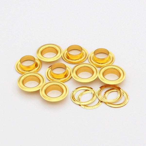 Nimida® Brass Grommet/Eyelet with washers Large Size  22.5 mm (14/16 inch) for Leather Craft, Scrapbooking DIY Crafts of Bags Purses Size #13 Inner Dia 11.50 mm