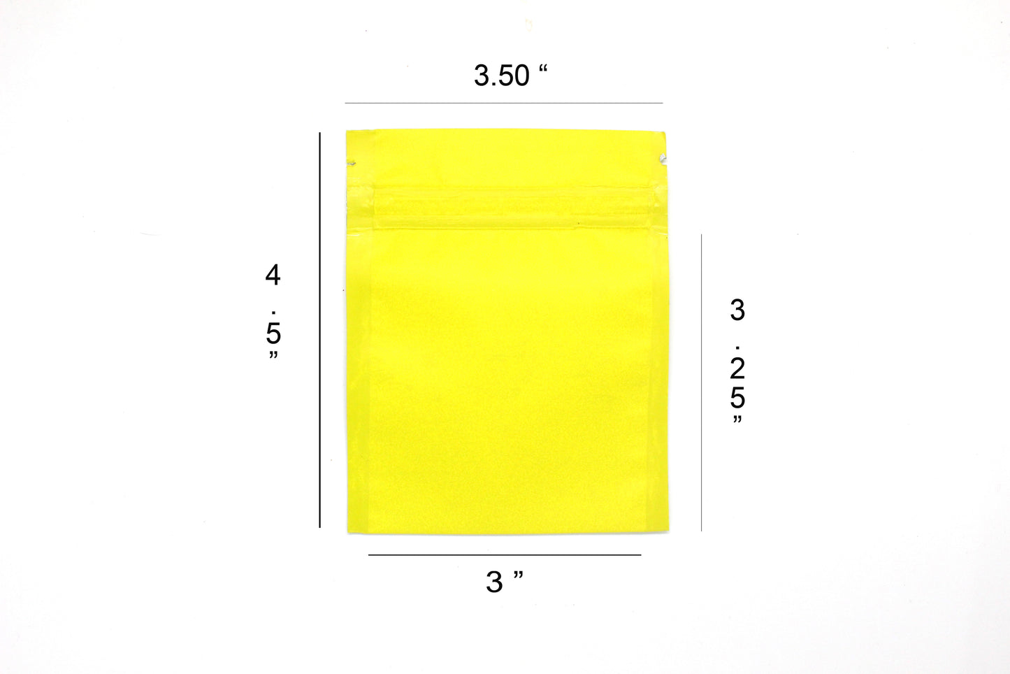 Nimida® Zipper Pouch, Food Grade Size 3.5” x 4.5” | Approx Cap 25 Grams |
