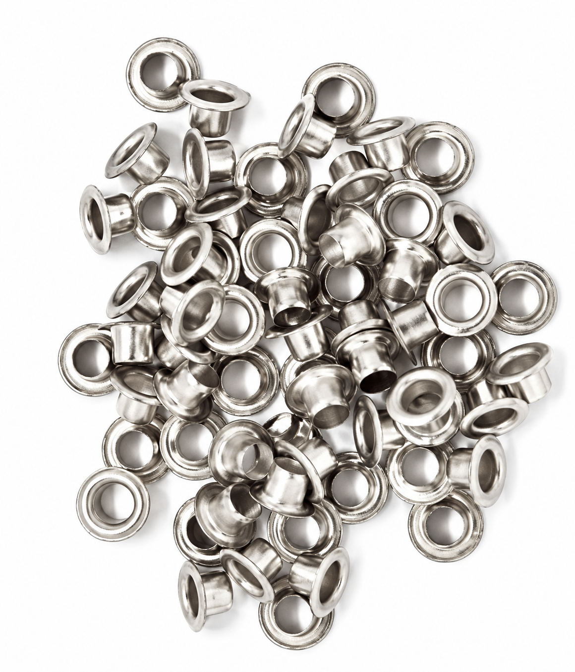 Nimida® Brass Eyelets / Grommets without Washers for Leather Craft, Scrapbooking DIY Crafts of Bags Purses Small Size #2 Inner Dia 3.30 mm
