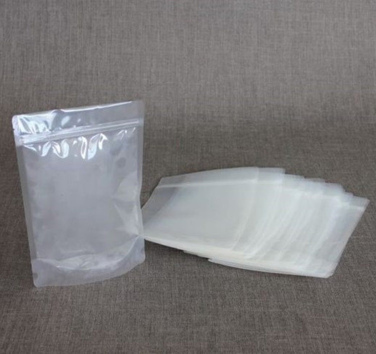 Nimida® Transparent Clear Standup Pouch with Zipper | Poly Bag | Zip Lock Bag | Food Grade for Sampling and Retail Packaging